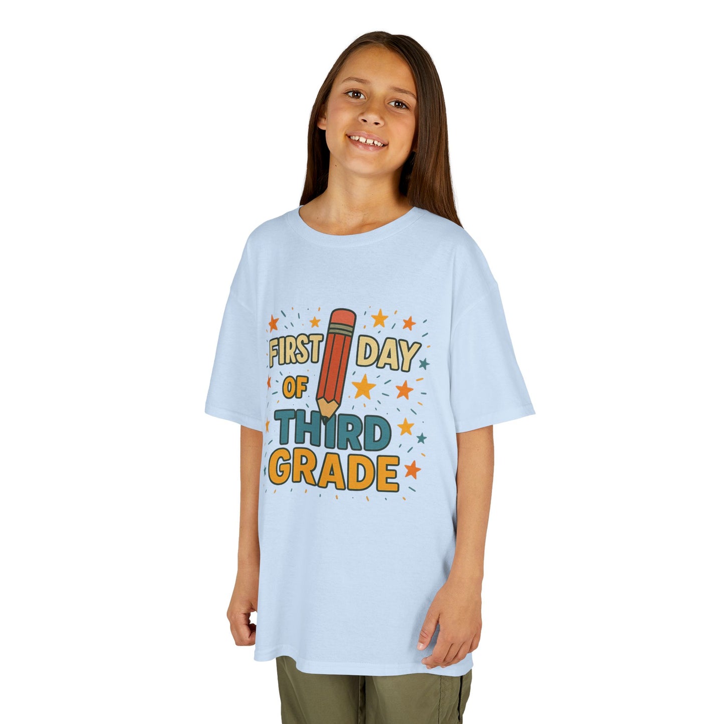 Kids First Day of Third Grade Tee, Back to School Shirt, Teacher Gift, Fun Kids Tee, School Celebration Apparel