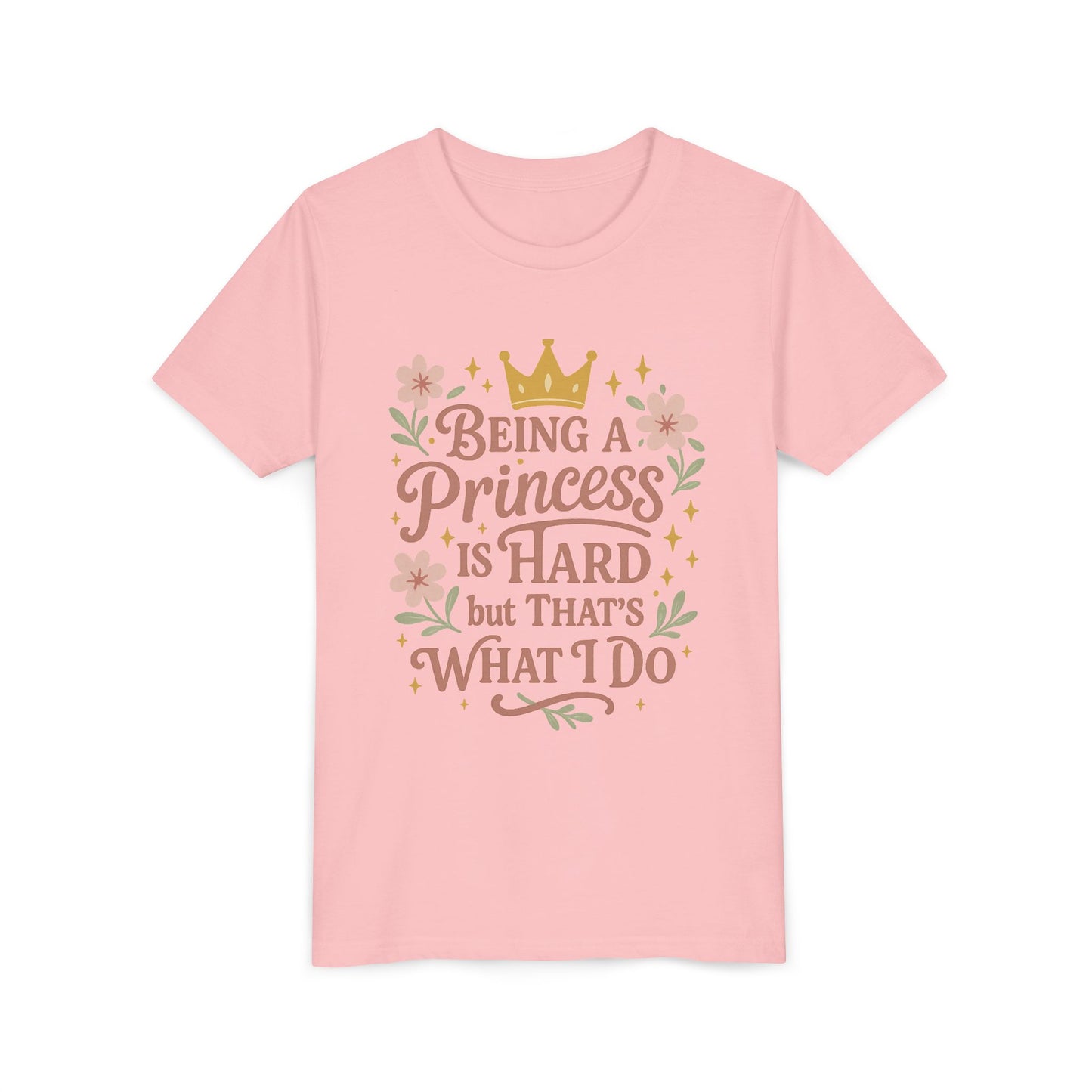Youth Princess Tee - Perfect for Young Royalty | Fun Gift for Birthdays, Holidays, Dress-Up, Parties, Everyday Wear