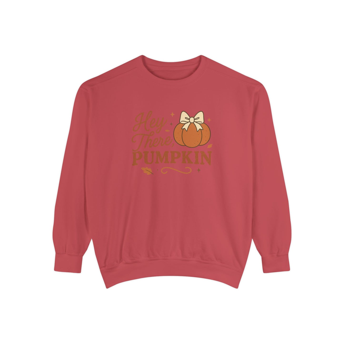 Hey There Pumpkin Comfort Colors Sweatshirt, Fall Fashion, Halloween Gift, Cozy Autumn Wear, Unisex Sweatshirt, Gift for Her