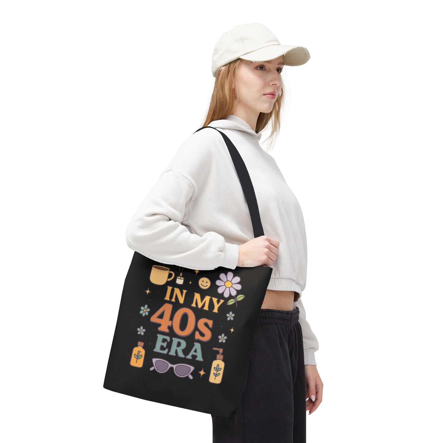 Fun 40s Tote Bag - Perfect Gift for 40th Birthday, Everyday Use, Shopping Bag, Eco-Friendly, Stylish Tote
