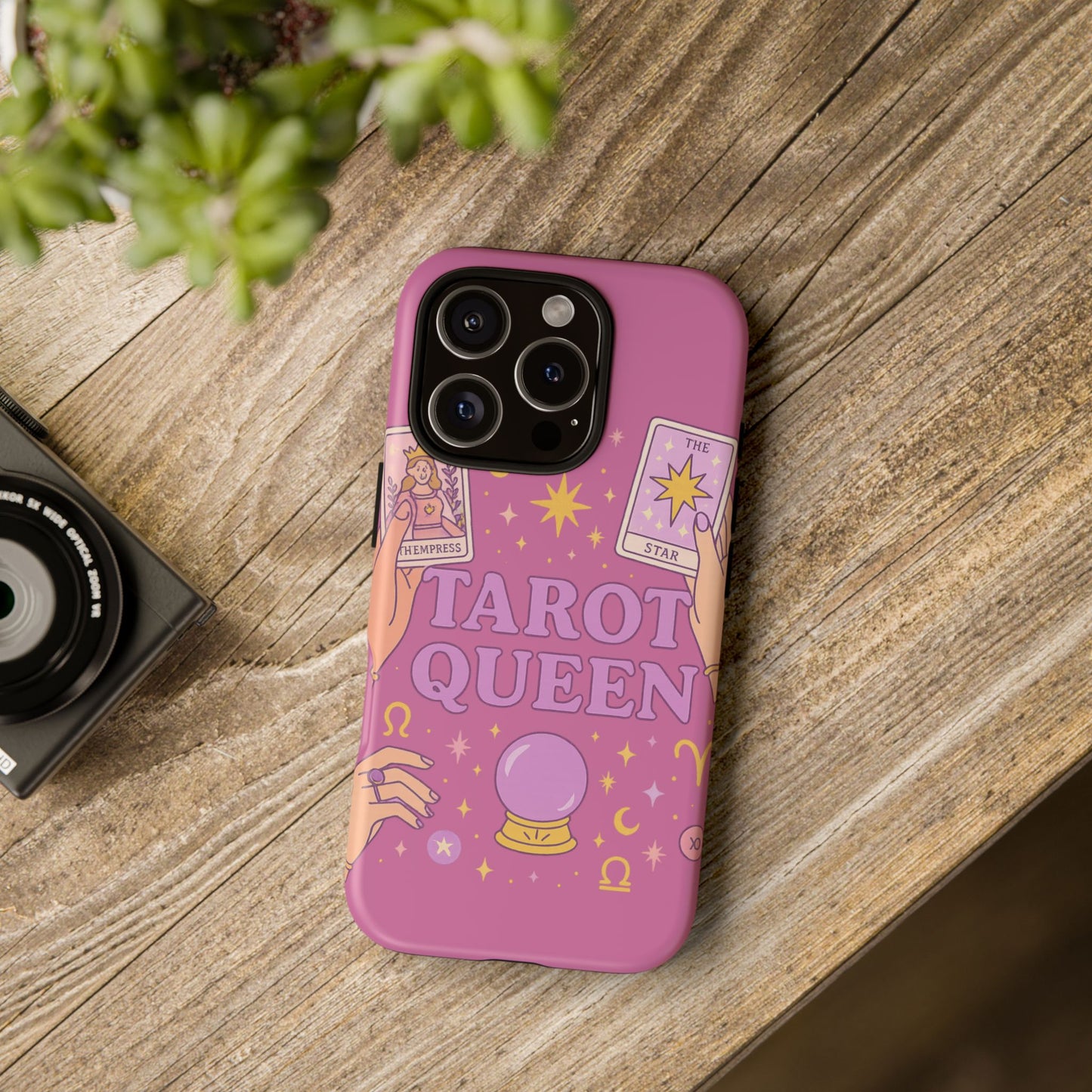Tarot Queen Phone Case - Mystical Protection for Tarot Lovers, Astrology Gift, Phone Accessory, Witchy Vibe, Unique Smartphone Case
