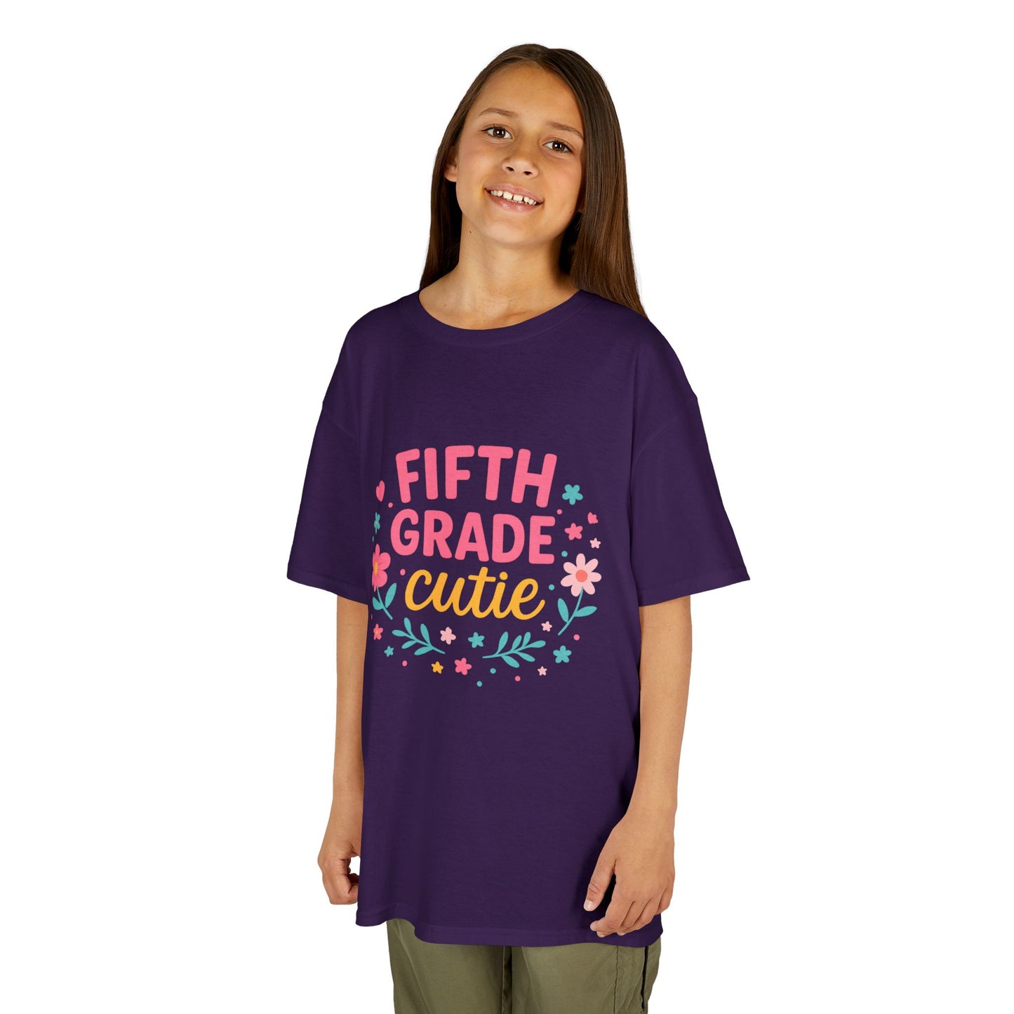 Fifth Grade Cuttie Kids Tee, Cute Kids Shirt, Graduation Gift, Back to School, Birthday Tee, Trendy Children’s Apparel