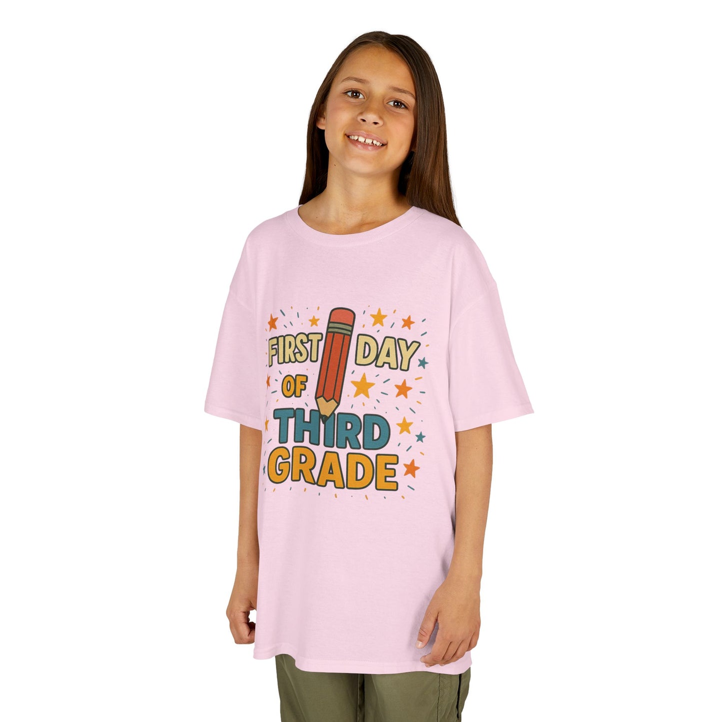 Kids First Day of Third Grade Tee, Back to School Shirt, Teacher Gift, Fun Kids Tee, School Celebration Apparel