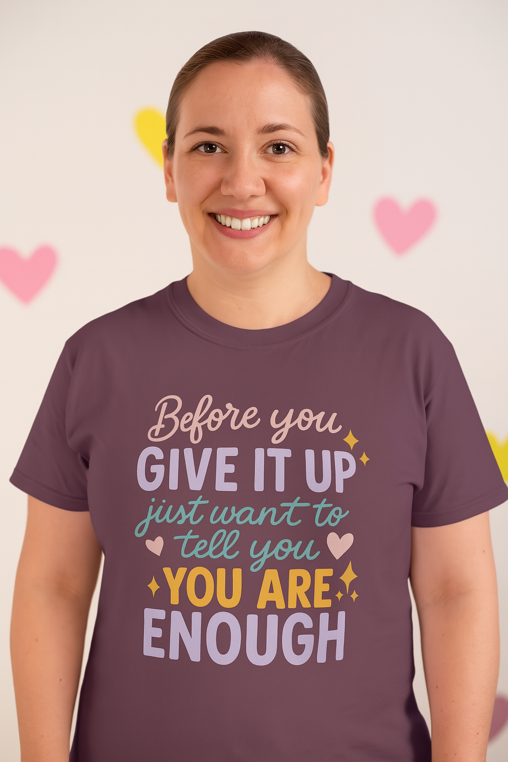 You Are Enough Inspirational Comfort Colors T-Shirt | Unisex Garment-Dyed Tee, Casual Wear, Motivation Shirt, Gifts for Friends, Positive Vibes Fashion