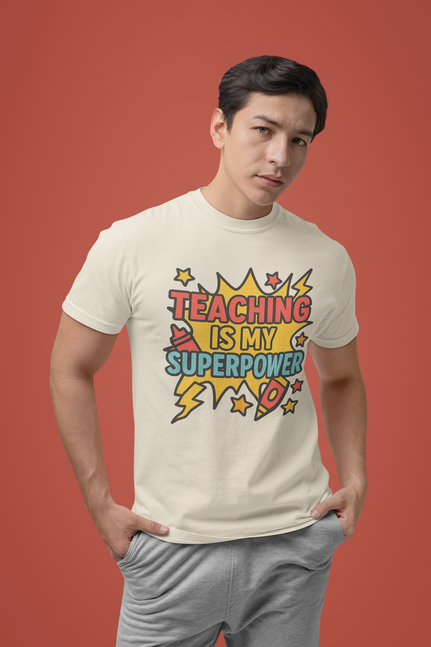 Teacher T-shirt - 'Teaching is My Superpower'