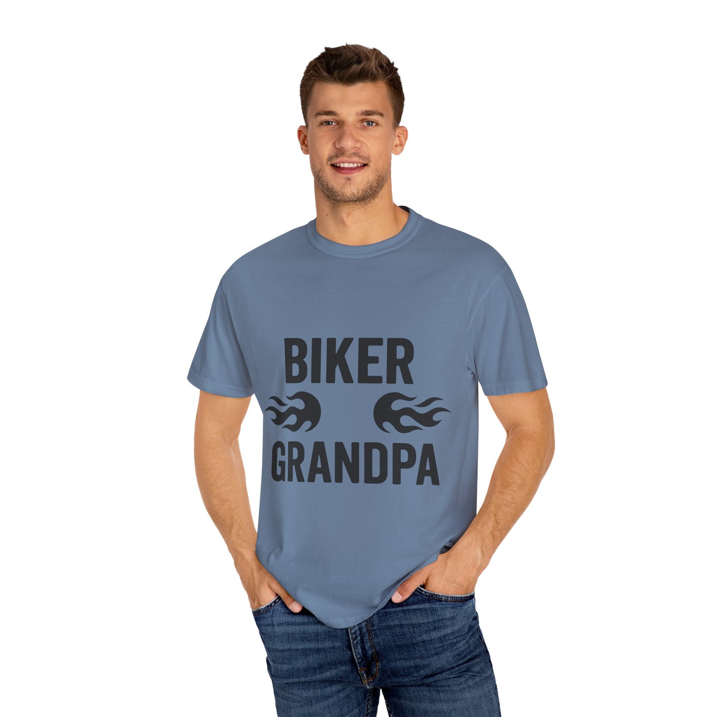 Biker Grandpa T-Shirt | Cool Gift for Motorcycle Lovers, Father's Day, Grandpa Birthday, Casual Wear, Unique Apparel