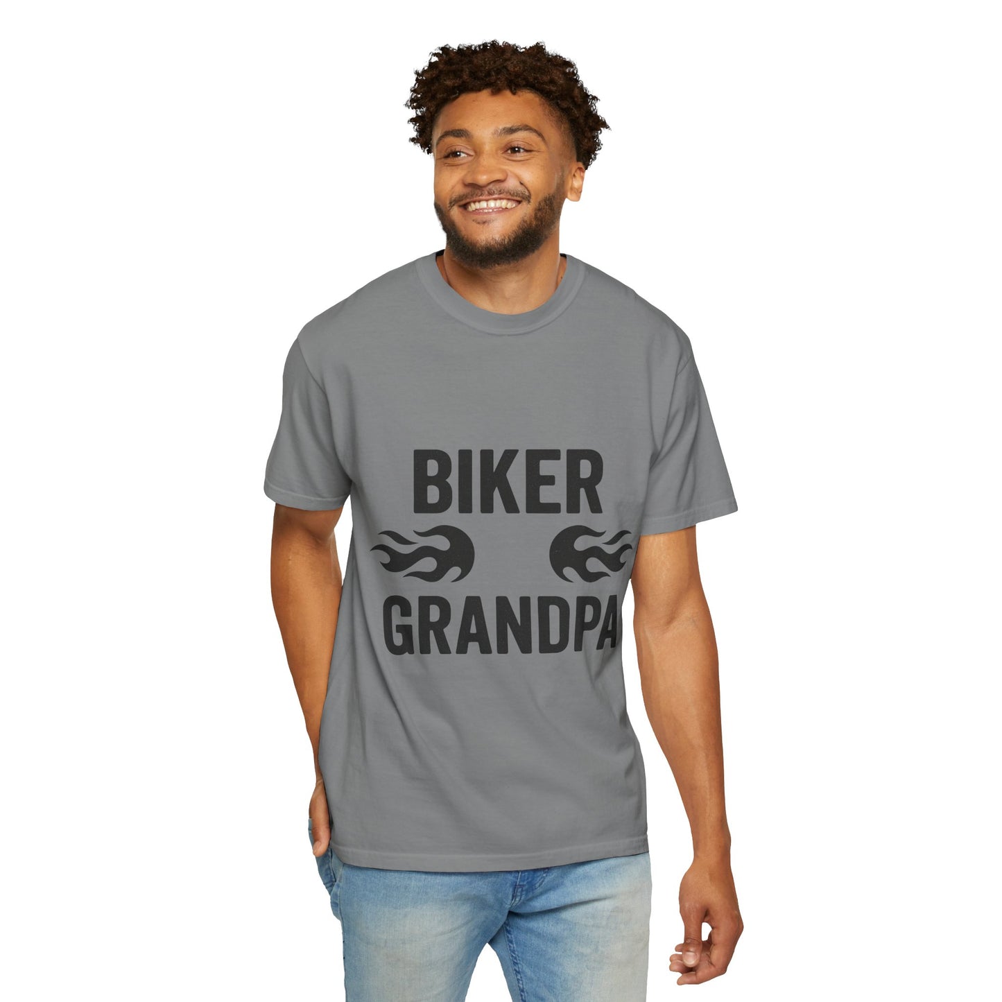 Biker Grandpa T-Shirt | Cool Gift for Motorcycle Lovers, Father's Day, Grandpa Birthday, Casual Wear, Unique Apparel