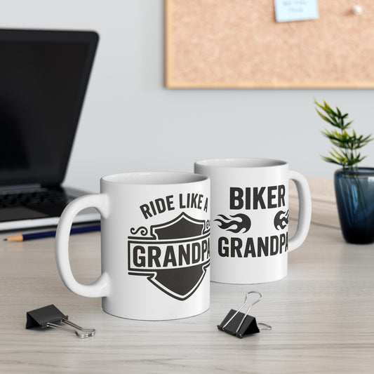 Ride Like a Grandpa Mug, Unique Gift for Grandpas, Coffee Lover Cup, Vintage Style, Father's Day Gift, Grandparent Appreciation