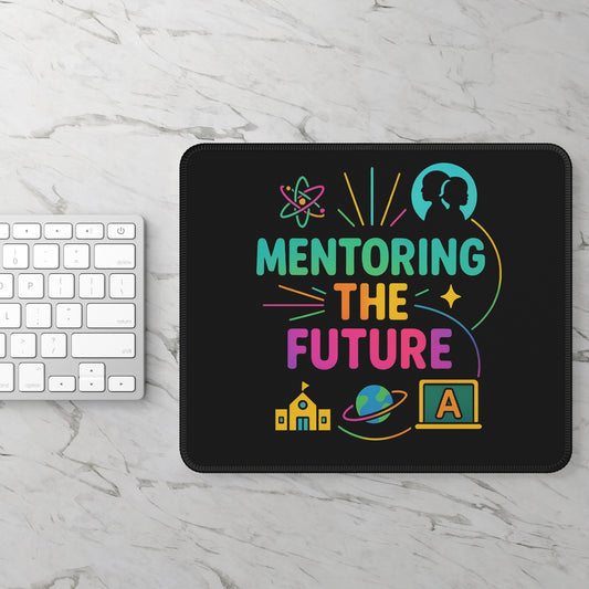 Colorful Mentoring Mouse Pad for Gamers, Office Decor, Gift for Students, Mentorship Theme, Gaming Accessories
