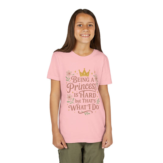 Youth Princess Tee - Perfect for Young Royalty | Fun Gift for Birthdays, Holidays, Dress-Up, Parties, Everyday Wear