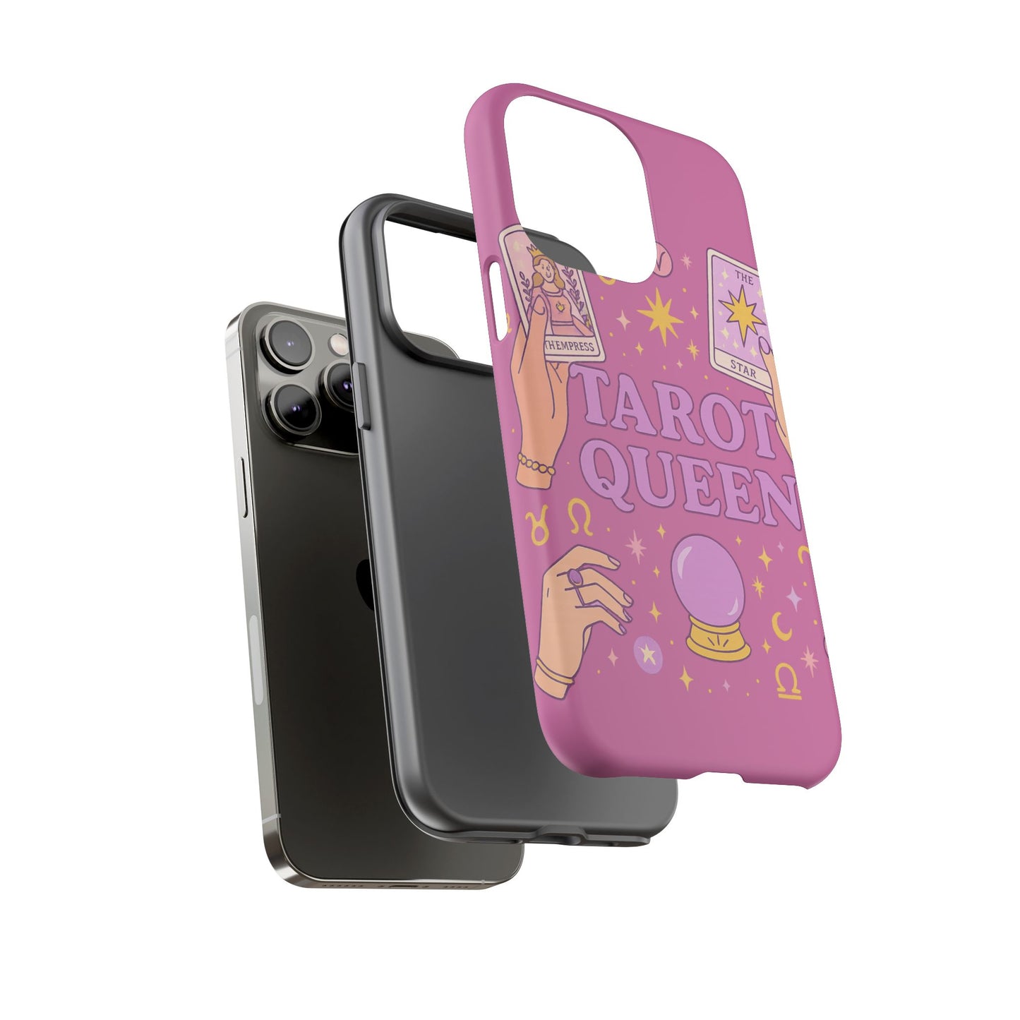 Tarot Queen Phone Case - Mystical Protection for Tarot Lovers, Astrology Gift, Phone Accessory, Witchy Vibe, Unique Smartphone Case