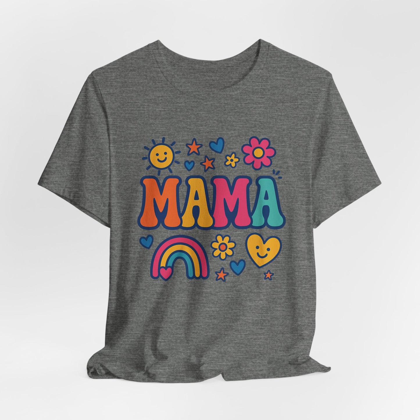 Colorful 'MAMA' Unisex Tee, Perfect Gift for Mother's Day, Mom's Birthday, Family Gatherings, Cheerful Casual Wear, Cute Trendy [...]