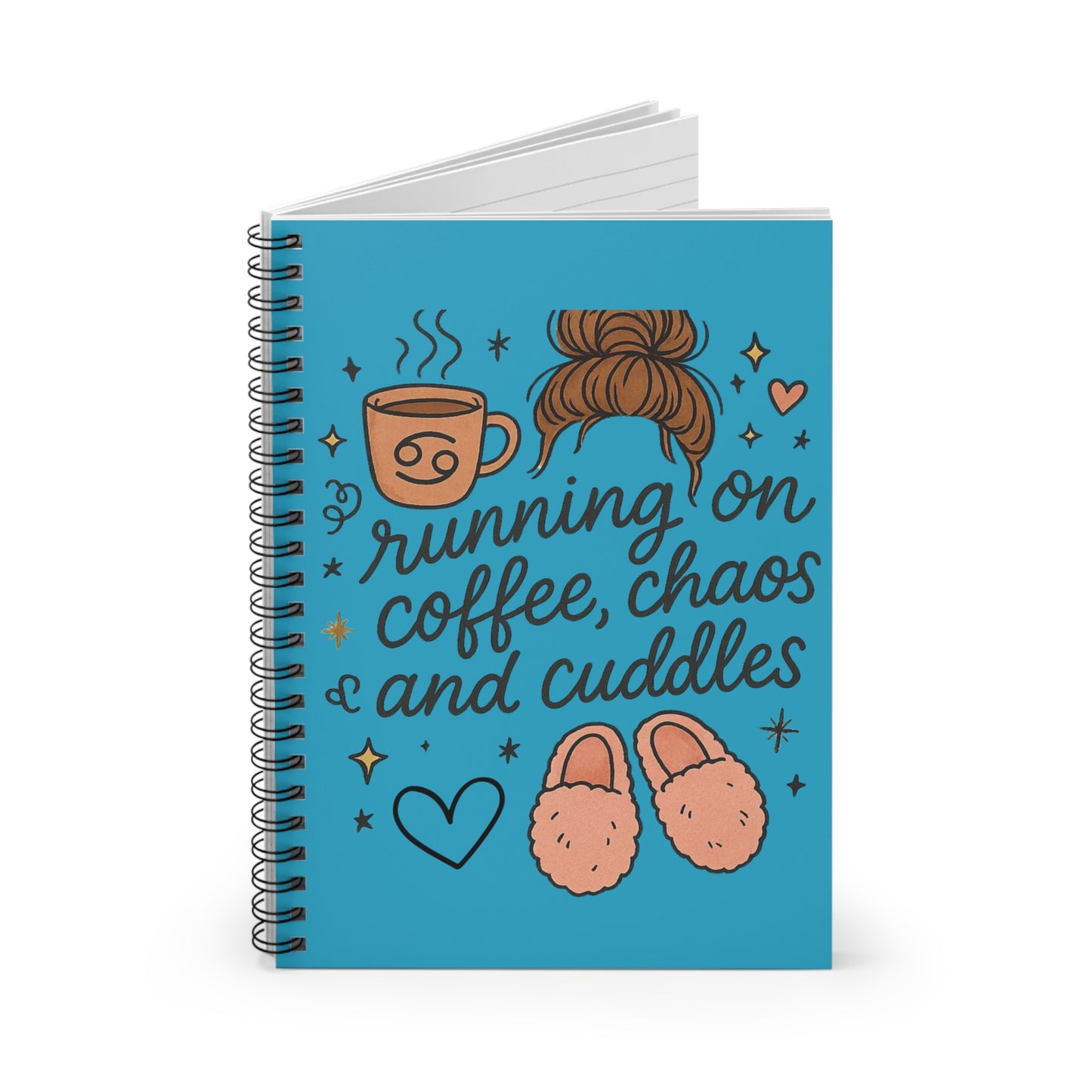 Cozy Coffee Lover's Notebook - Cute Spiral Journal for Creativity, Gifts for Writers, Home Office Decor, Self-Care Essentials, Cute [...]