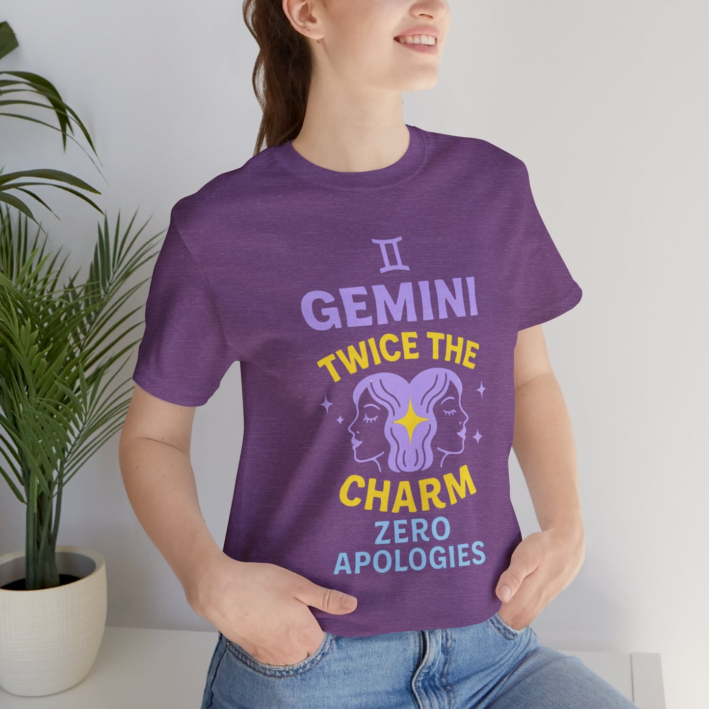 Gemini Zodiac Tee, Astrology Shirt, Horoscope Gift, Birthday Tee, Unisex Graphic T-Shirt