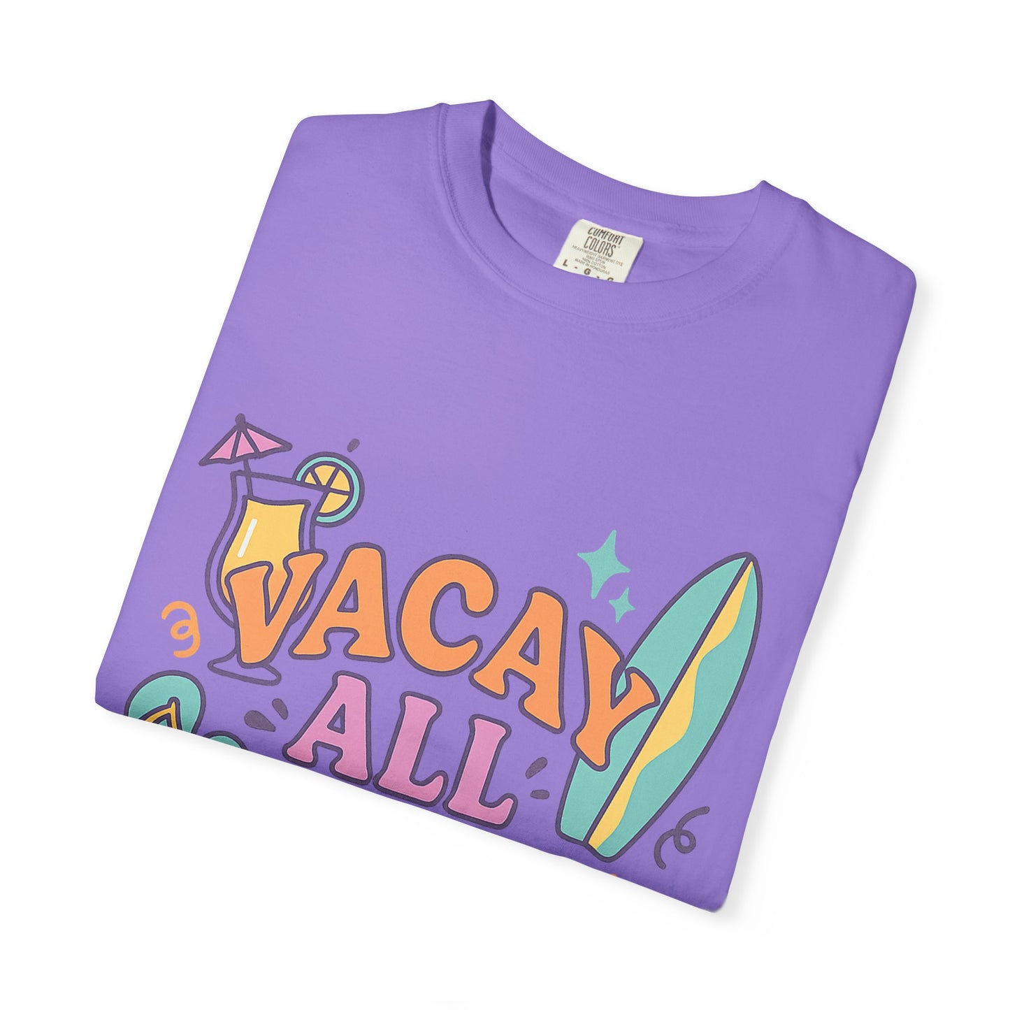 Cool Vacation Vibes T-shirt - Casual Summer Tee, Unisex Apparel, Beach Outfit, Travel Shirt, Fun Gift for Holidays