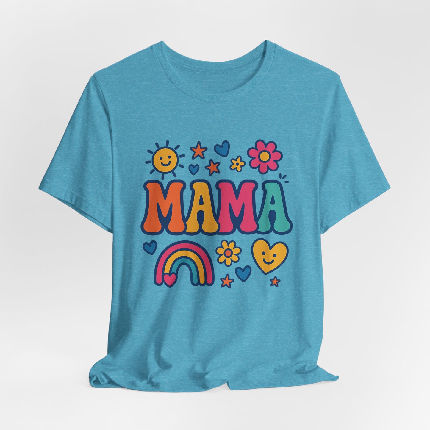 Colorful 'MAMA' Unisex Tee, Perfect Gift for Mother's Day, Mom's Birthday, Family Gatherings, Cheerful Casual Wear, Cute Trendy [...]