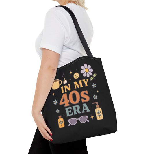 Fun 40s Tote Bag - Perfect Gift for 40th Birthday, Everyday Use, Shopping Bag, Eco-Friendly, Stylish Tote