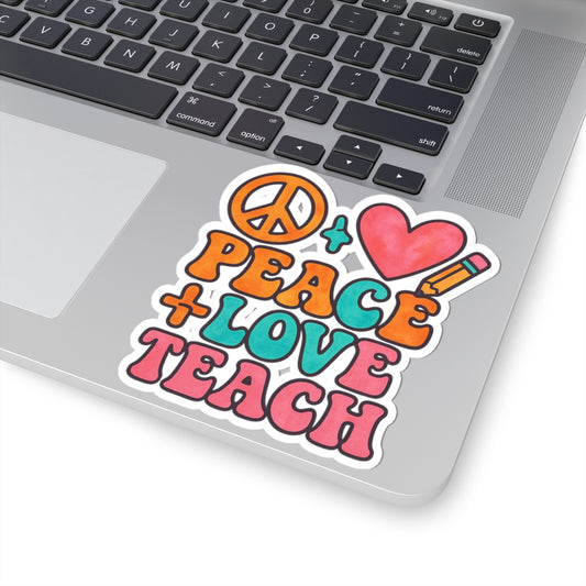 Peace & Love Teach Stickers | Vibrant Classroom Decor | Gift for Teachers | Back-to-School Essentials, Inspirational Stickers, Peace [...]