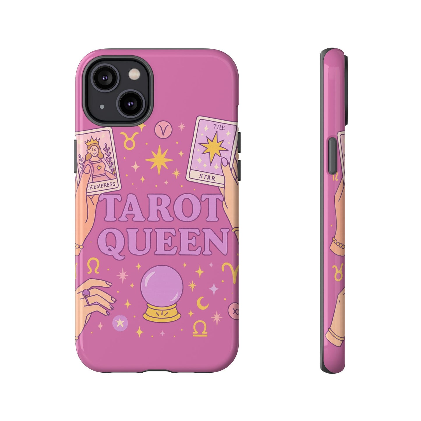 Tarot Queen Phone Case - Mystical Protection for Tarot Lovers, Astrology Gift, Phone Accessory, Witchy Vibe, Unique Smartphone Case