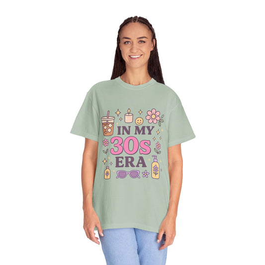 30s Era Graphic Comfort Colors T-Shirt, Vintage Style Tee, Gift for 30th Birthday, Unisex Casual Wear, Trendy Summer Top