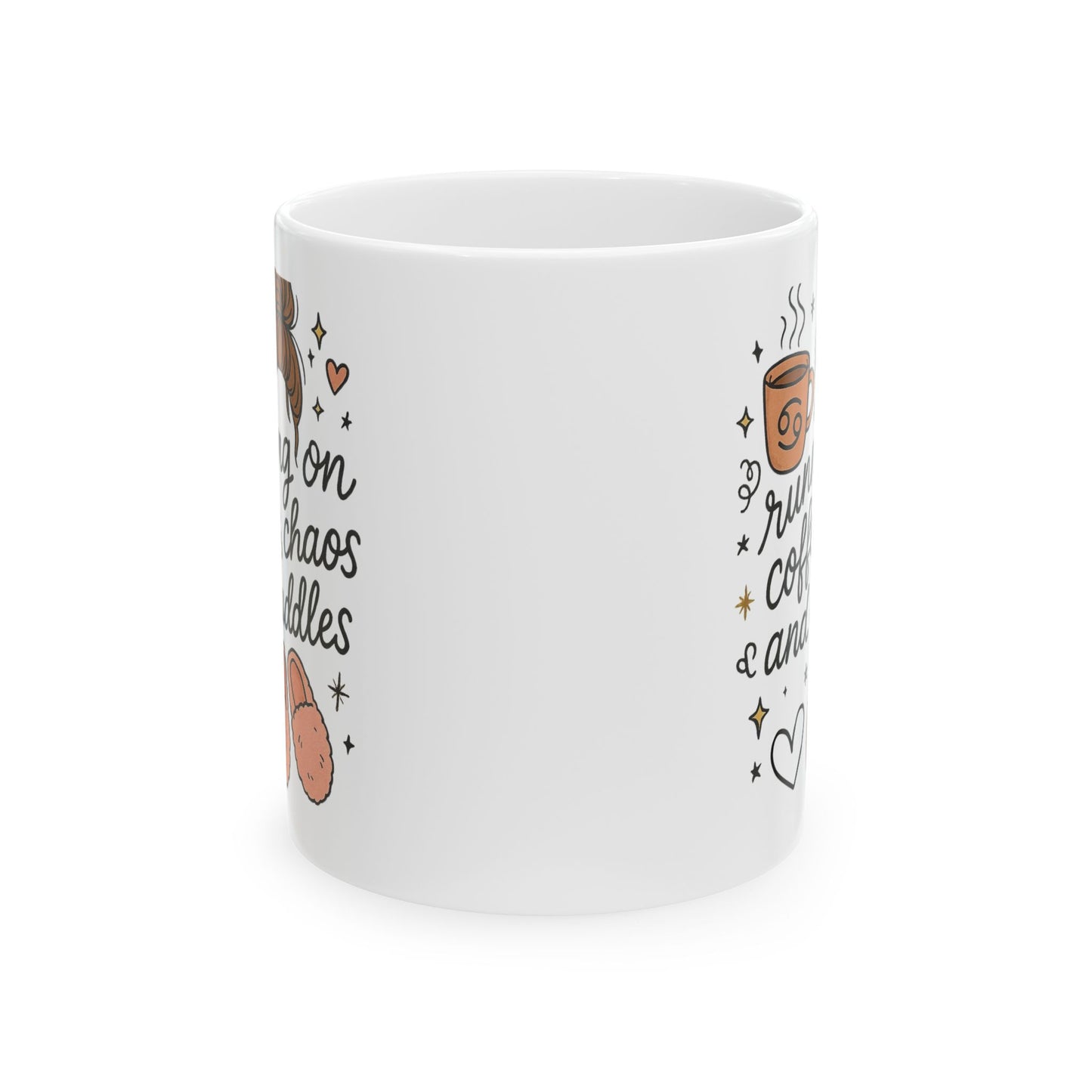 Cozy Ceramic Mug: Perfect for Caffeine Lovers, Coffee Enthusiasts, Gift for Friends, Home Office Accessories, Cute Mug
