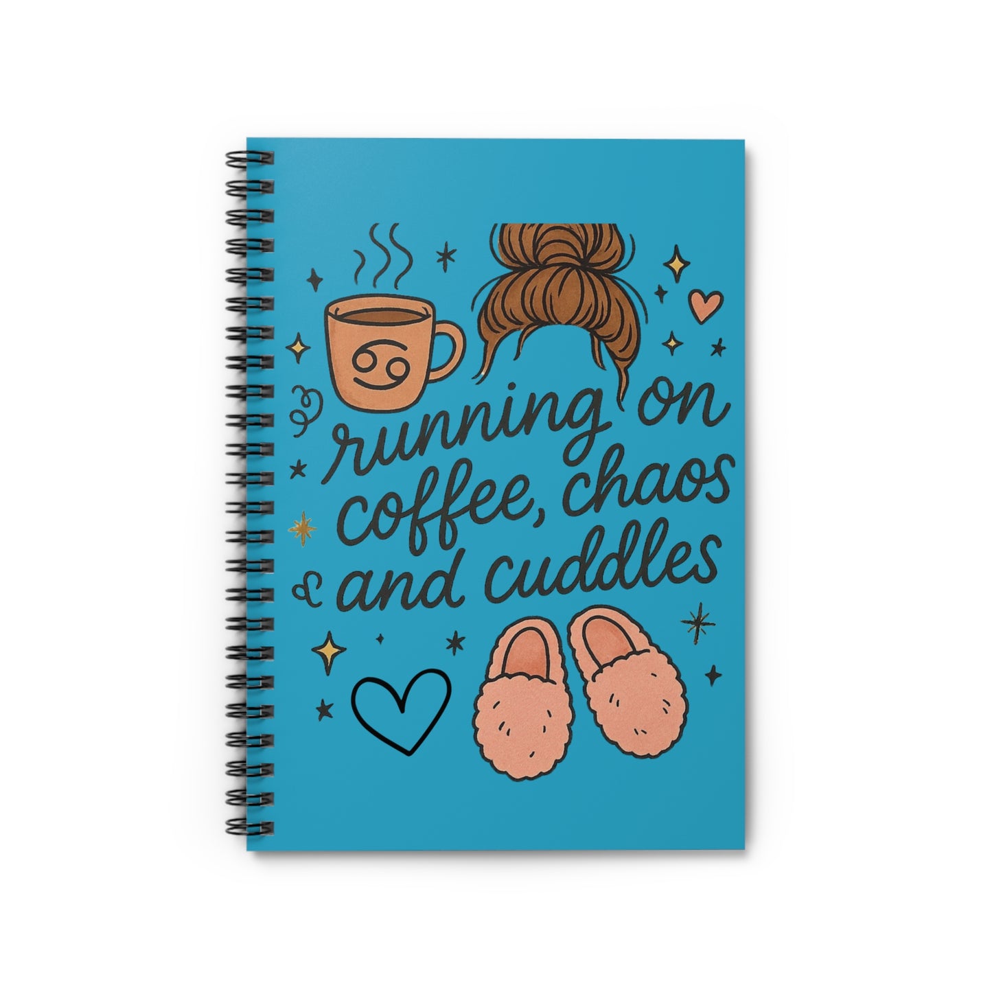 Cozy Coffee Lover's Notebook - Cute Spiral Journal for Creativity, Gifts for Writers, Home Office Decor, Self-Care Essentials, Cute [...]
