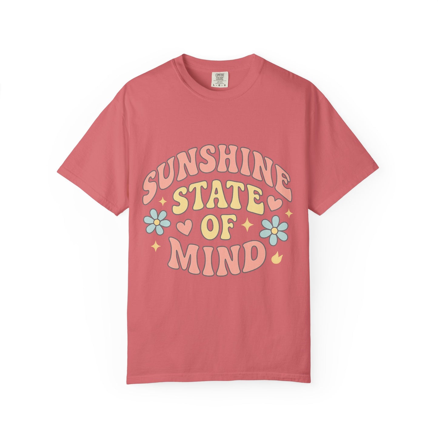 Sunshine State of Mind T-shirt, Summer Vibes Tee, Unisex Casual Wear, Gift for Friends, Retro Inspired Shirt