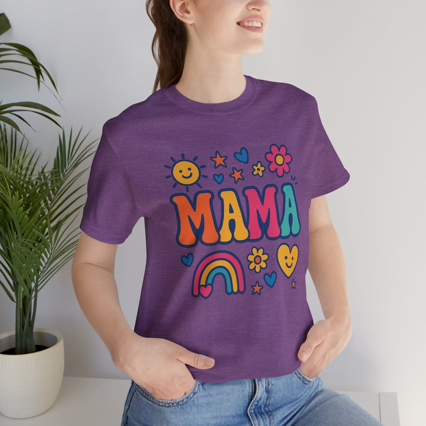 Colorful 'MAMA' Unisex Tee, Perfect Gift for Mother's Day, Mom's Birthday, Family Gatherings, Cheerful Casual Wear, Cute Trendy [...]