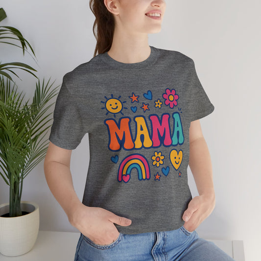 Colorful 'MAMA' Unisex Tee, Perfect Gift for Mother's Day, Mom's Birthday, Family Gatherings, Cheerful Casual Wear, Cute Trendy [...]