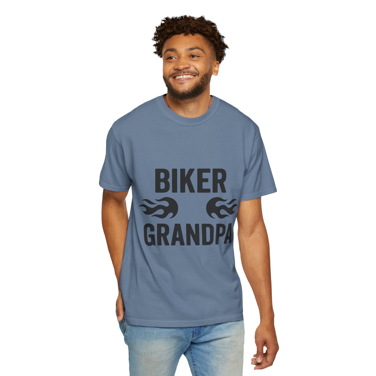 Biker Grandpa T-Shirt | Cool Gift for Motorcycle Lovers, Father's Day, Grandpa Birthday, Casual Wear, Unique Apparel
