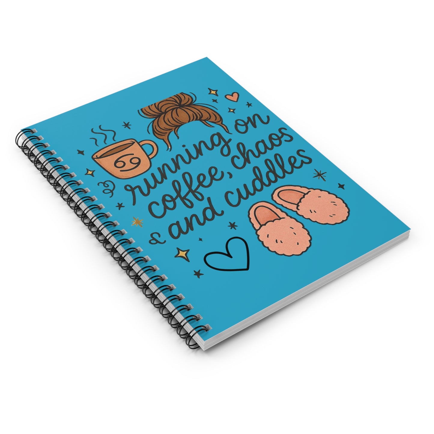 Cozy Coffee Lover's Notebook - Cute Spiral Journal for Creativity, Gifts for Writers, Home Office Decor, Self-Care Essentials, Cute [...]
