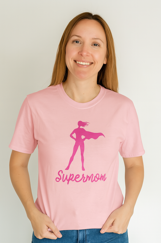 Supermom Hero Tee, Unisex T-Shirt for Mothers, Gifts for Moms, Mother's Day Shirt, Funny Mom tee, Casual Everyday Wear