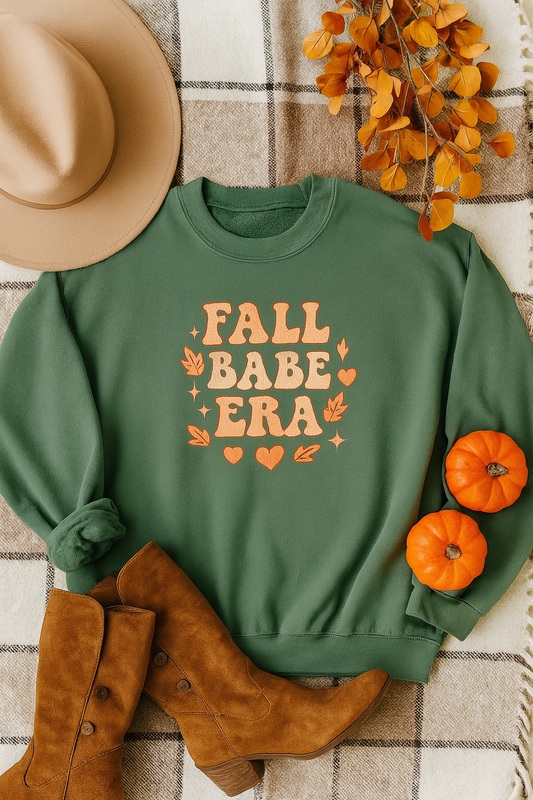Autumn Vibes Comfort Colors Sweatshirt | Fall Babe Era Pullover, Cozy Fall Clothing, Unisex Apparel, Perfect for Thanksgiving, Gift for Her