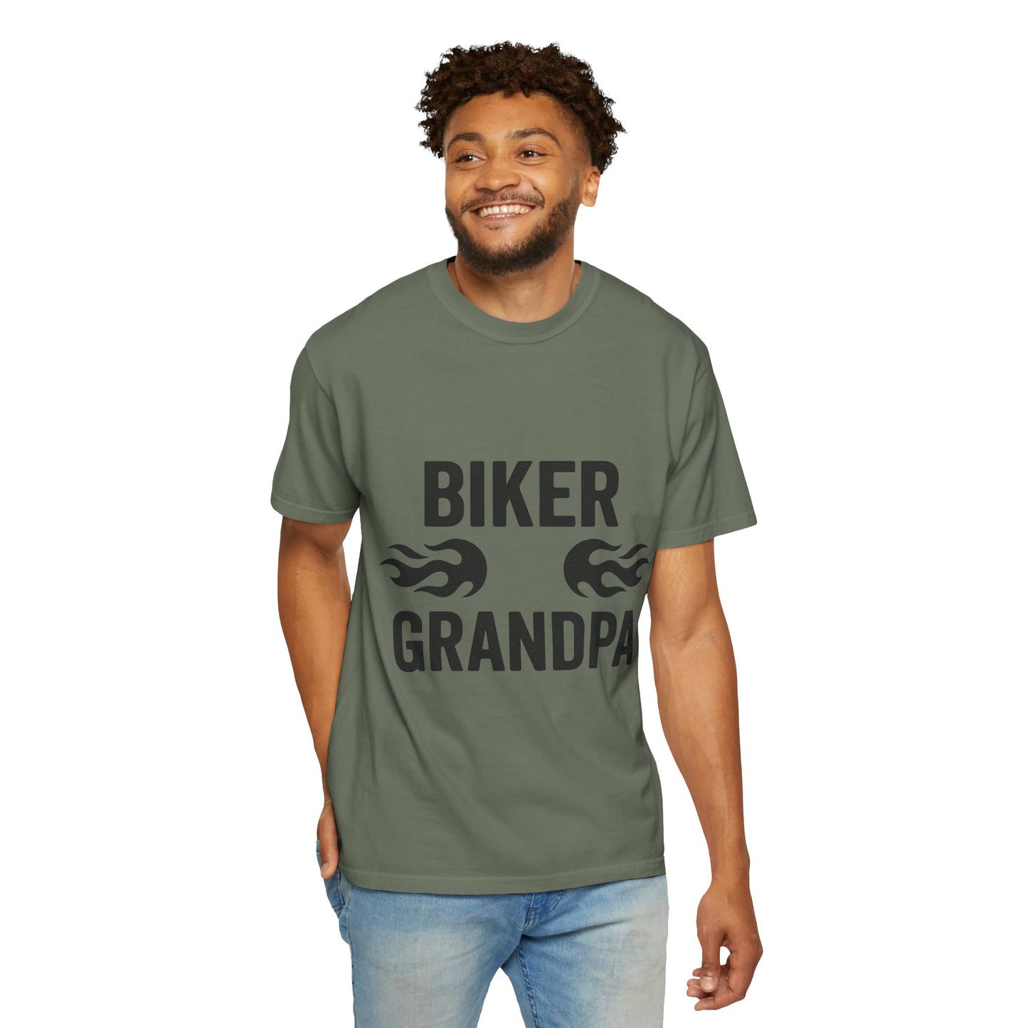Biker Grandpa T-Shirt | Cool Gift for Motorcycle Lovers, Father's Day, Grandpa Birthday, Casual Wear, Unique Apparel
