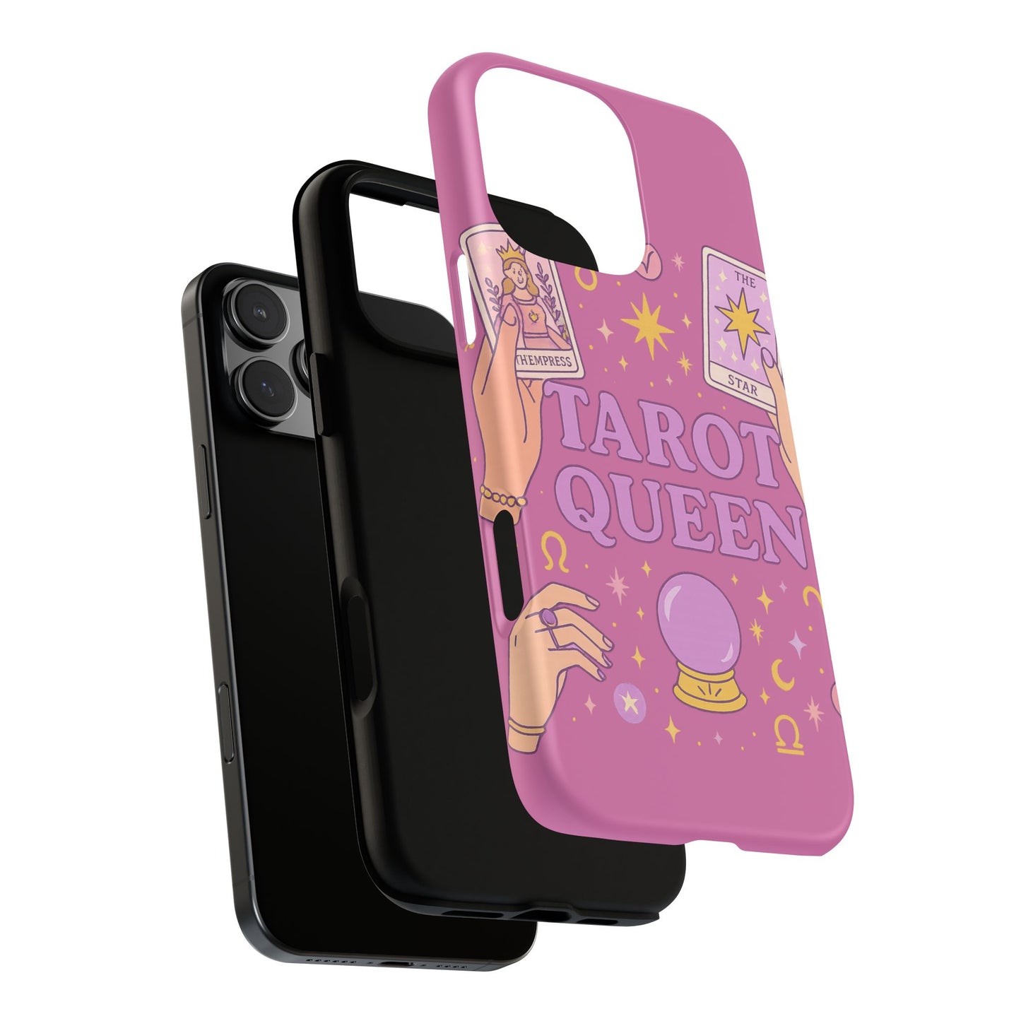 Tarot Queen Phone Case - Mystical Protection for Tarot Lovers, Astrology Gift, Phone Accessory, Witchy Vibe, Unique Smartphone Case
