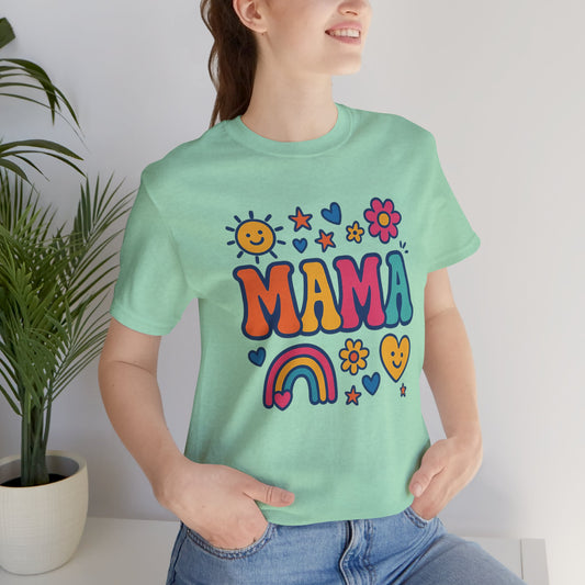 Colorful 'MAMA' Unisex Tee, Perfect Gift for Mother's Day, Mom's Birthday, Family Gatherings, Cheerful Casual Wear, Cute Trendy [...]