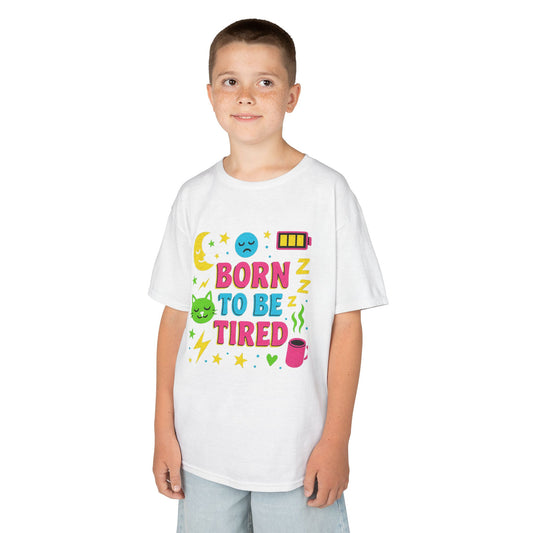 Kids Sleepy Graphic Tee - Perfect for Naptime, Fun Gift for Kids, Birthday Present, Sleepover, and Everyday Wear!