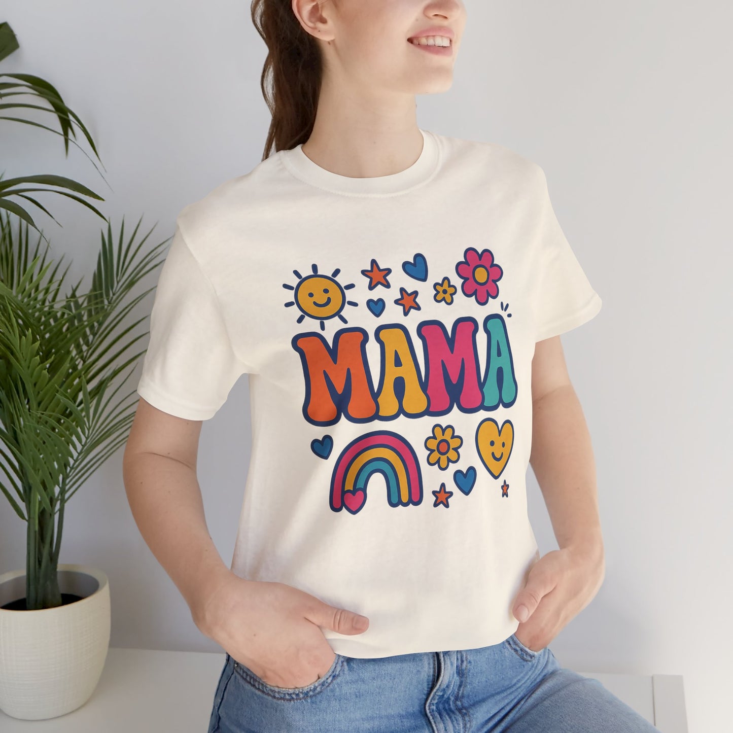 Colorful 'MAMA' Unisex Tee, Perfect Gift for Mother's Day, Mom's Birthday, Family Gatherings, Cheerful Casual Wear, Cute Trendy [...]