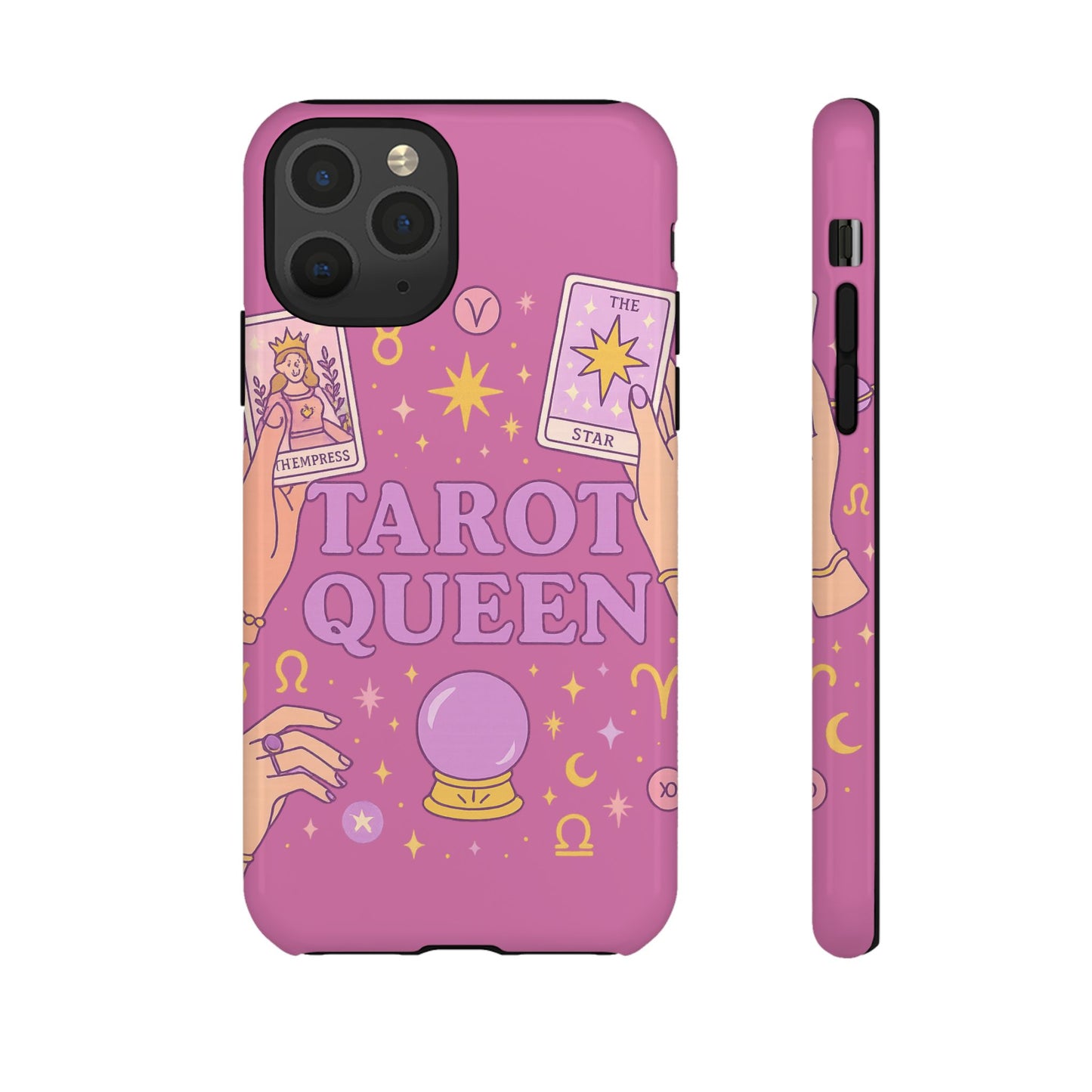 Tarot Queen Phone Case - Mystical Protection for Tarot Lovers, Astrology Gift, Phone Accessory, Witchy Vibe, Unique Smartphone Case