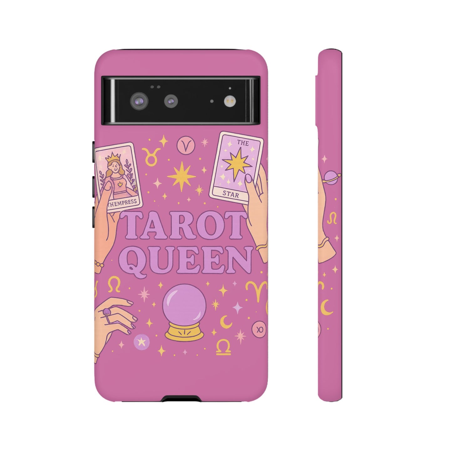 Tarot Queen Phone Case - Mystical Protection for Tarot Lovers, Astrology Gift, Phone Accessory, Witchy Vibe, Unique Smartphone Case