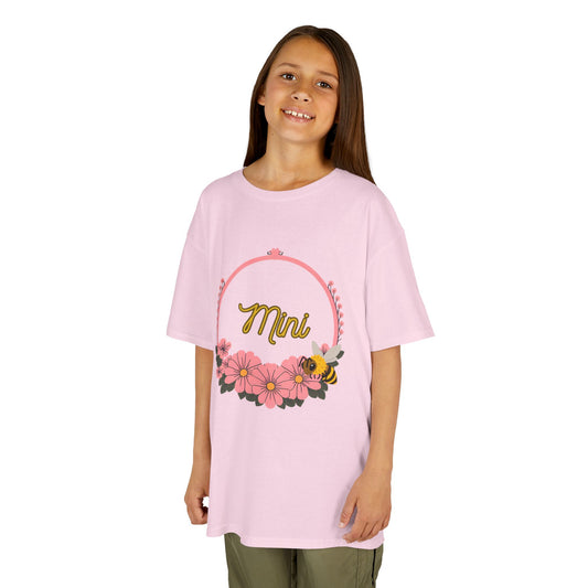 Floral Kids Tee - Mini Bee Design, Children's Shirt, Gift for Little Ones, Spring Outfit, Birthday Celebration
