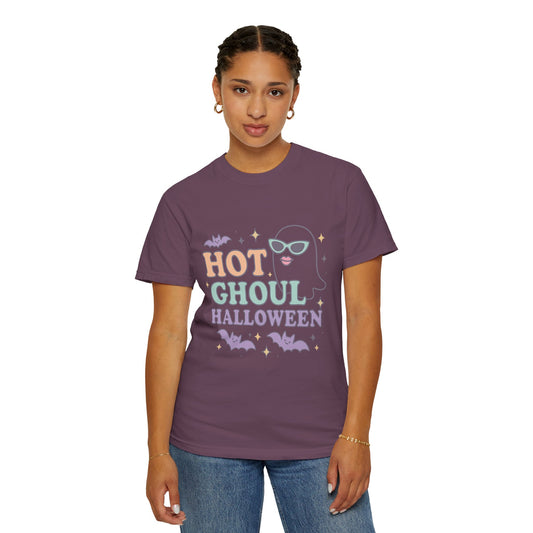 Spooky Cool Comfort Colors T-shirt, Halloween T-shirt, Ghost Shirt, Unisex Halloween Apparel, Cute Halloween Outfit, October Fashion