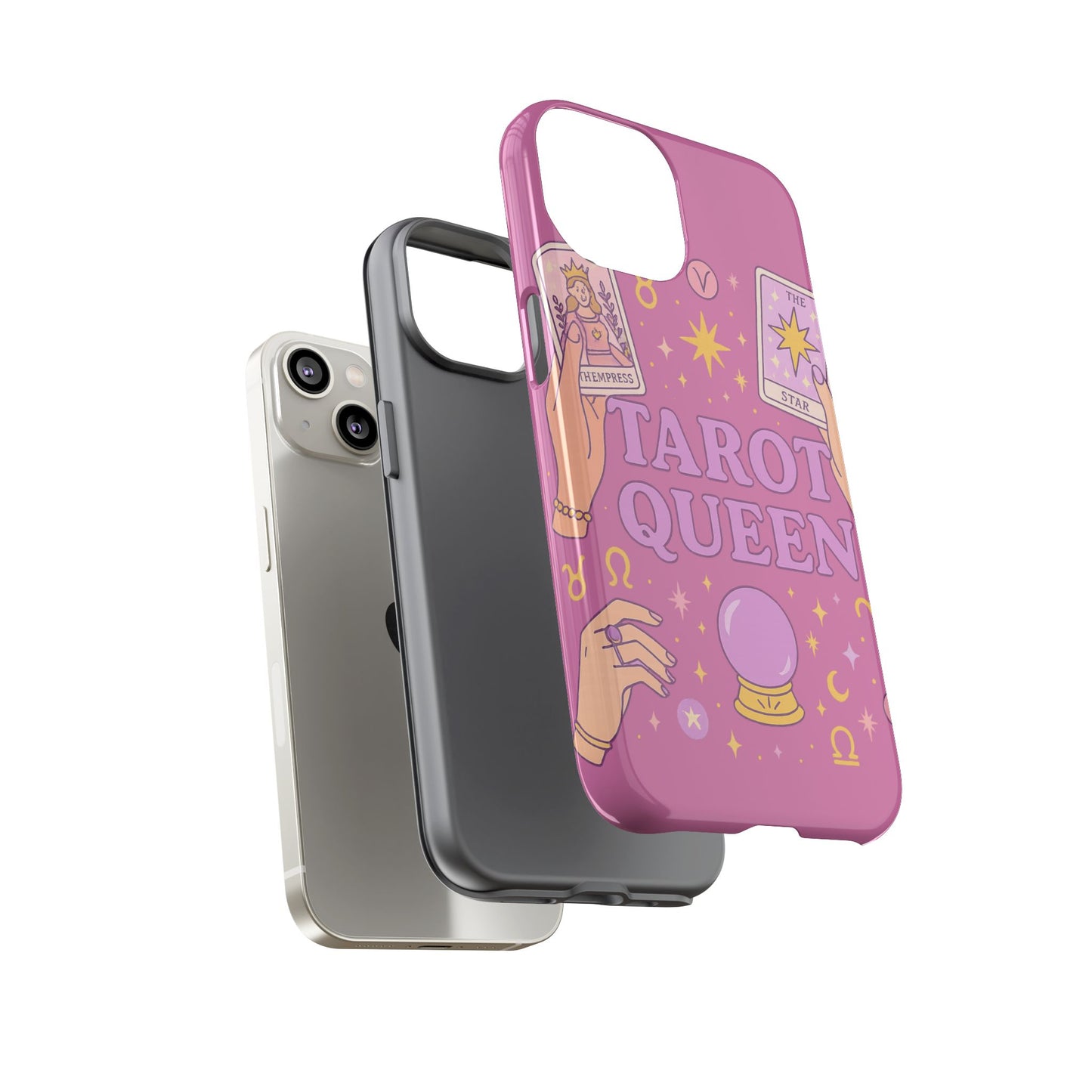 Tarot Queen Phone Case - Mystical Protection for Tarot Lovers, Astrology Gift, Phone Accessory, Witchy Vibe, Unique Smartphone Case