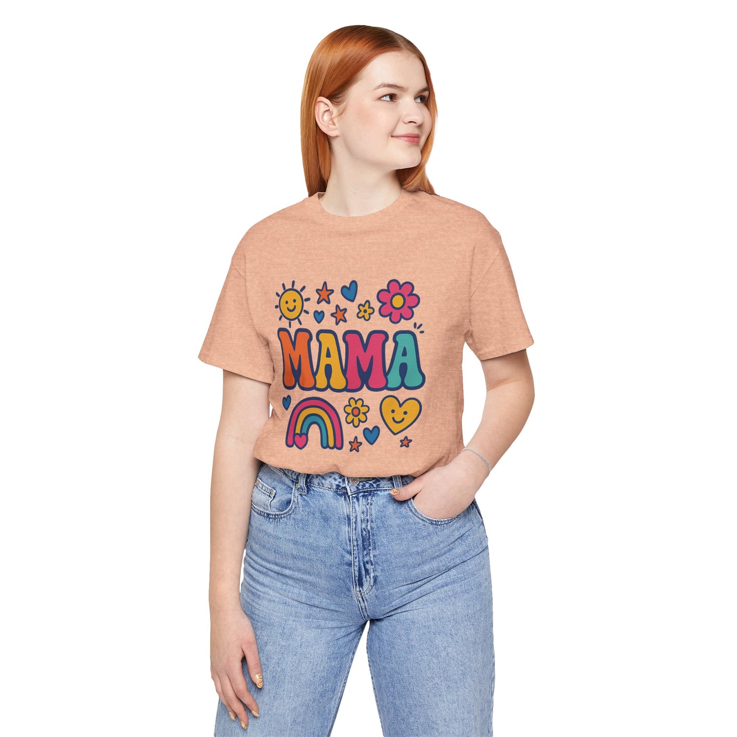 Colorful 'MAMA' Unisex Tee, Perfect Gift for Mother's Day, Mom's Birthday, Family Gatherings, Cheerful Casual Wear, Cute Trendy [...]