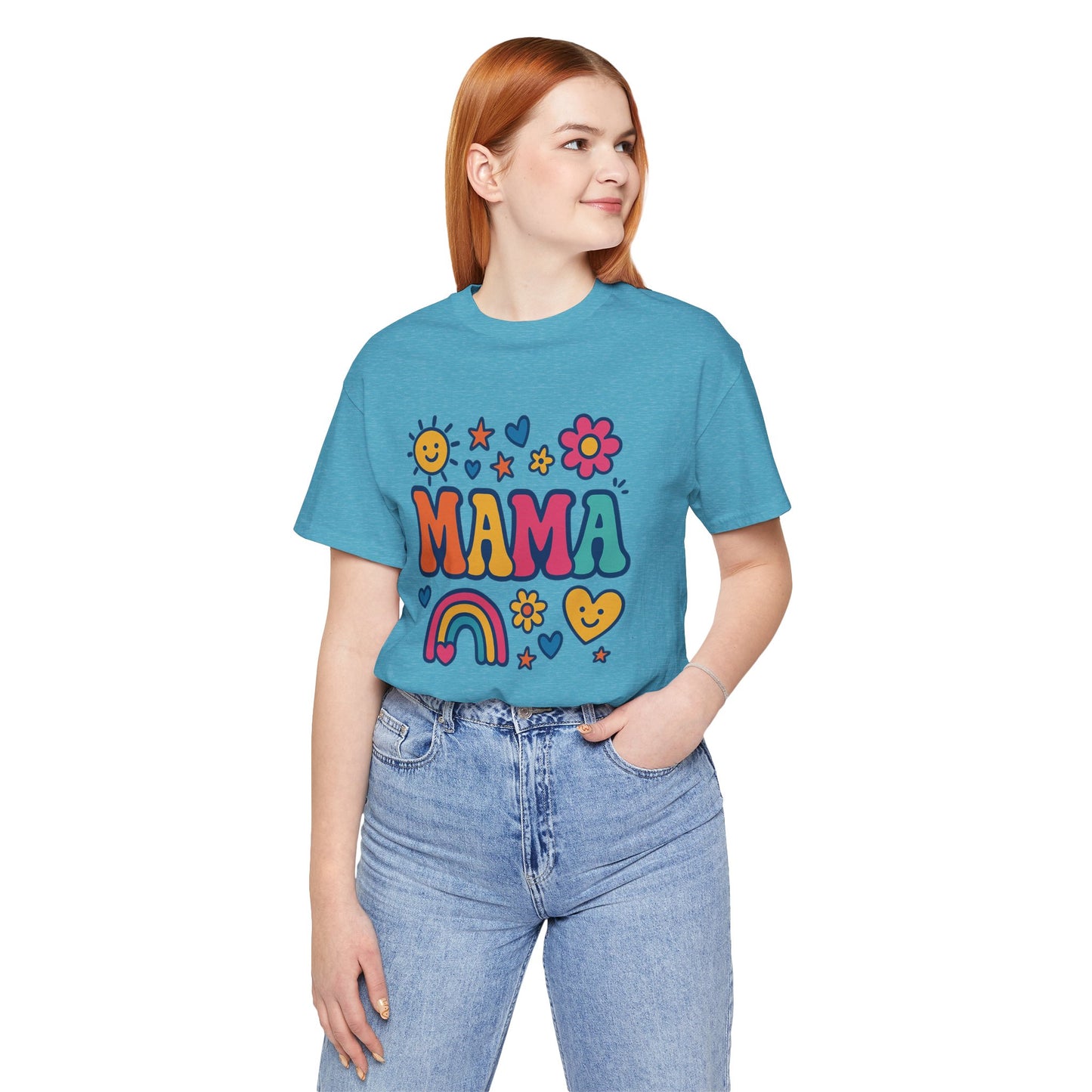 Colorful 'MAMA' Unisex Tee, Perfect Gift for Mother's Day, Mom's Birthday, Family Gatherings, Cheerful Casual Wear, Cute Trendy [...]