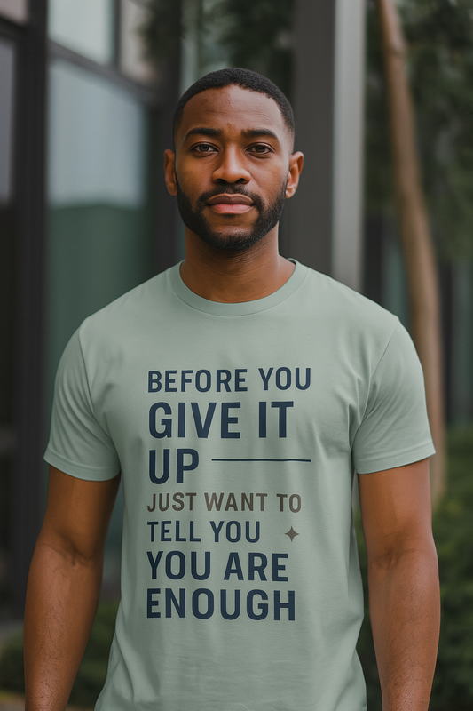 Inspirational Comfort Colors T-Shirt: You Are Enough Quote, Motivational Gift, Unisex Tee, Positive Affirmation, Casual Wear