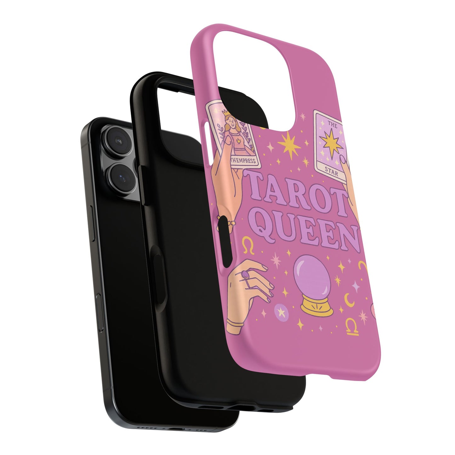 Tarot Queen Phone Case - Mystical Protection for Tarot Lovers, Astrology Gift, Phone Accessory, Witchy Vibe, Unique Smartphone Case