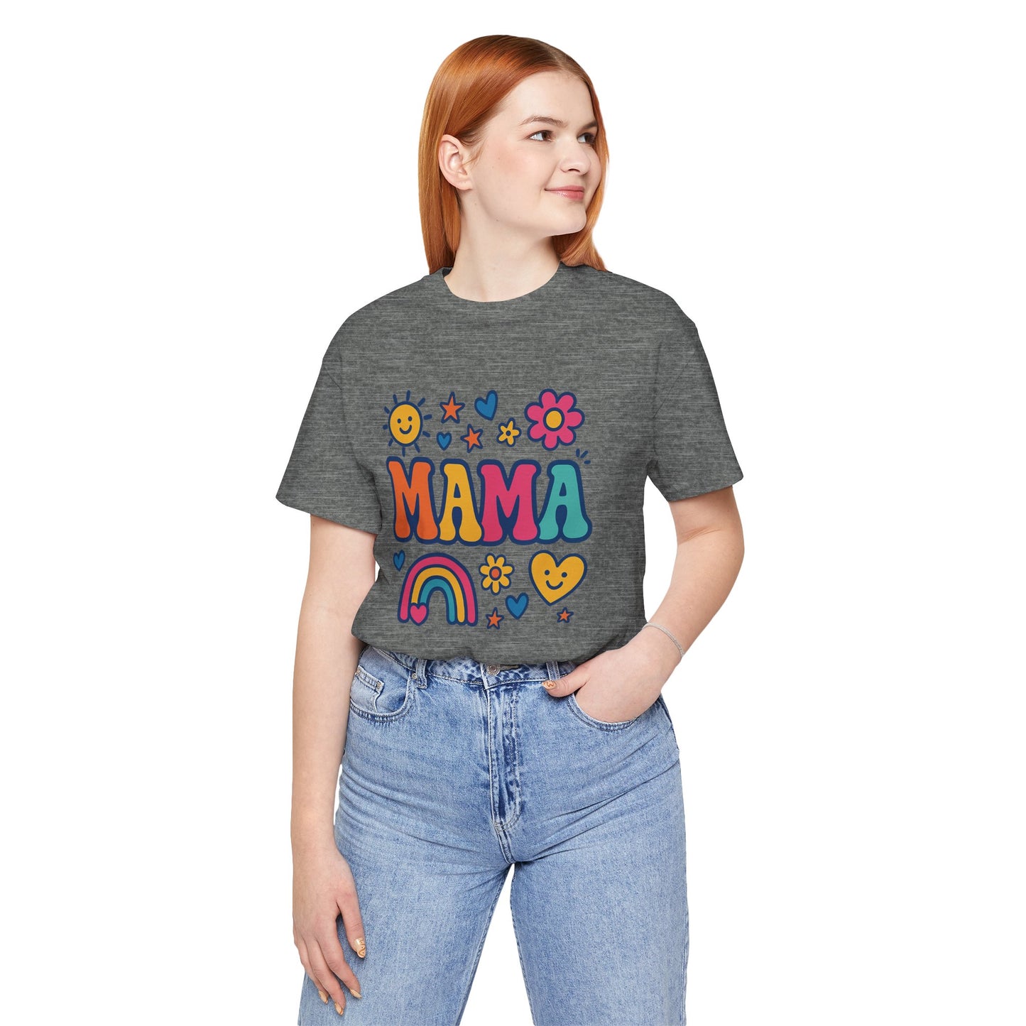 Colorful 'MAMA' Unisex Tee, Perfect Gift for Mother's Day, Mom's Birthday, Family Gatherings, Cheerful Casual Wear, Cute Trendy [...]