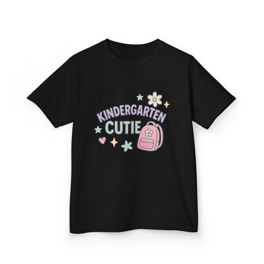 Kindergarten Cutie Tee for Kids, Cute Kids T-Shirt, Back to School Tee, Birthday Gift, Everyday Wear, Fun Classroom Shirt