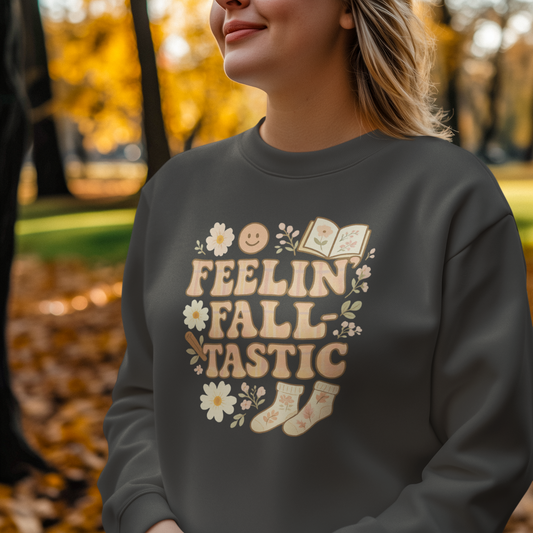 Fall-Tastic Comfort Colors Sweatshirt, Cozy Fall Jumper, Autumn Vibes Pullover, Unisex Sweater for Fall, Warm Sweatshirt for Fall Season